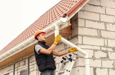 Pose et remplacement de gouttières à Balme